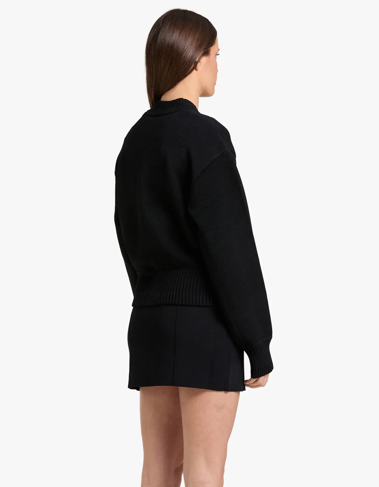 Amedeo Knit Jacket - Black