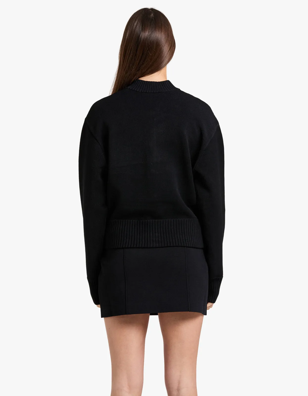 Amedeo Knit Jacket - Black