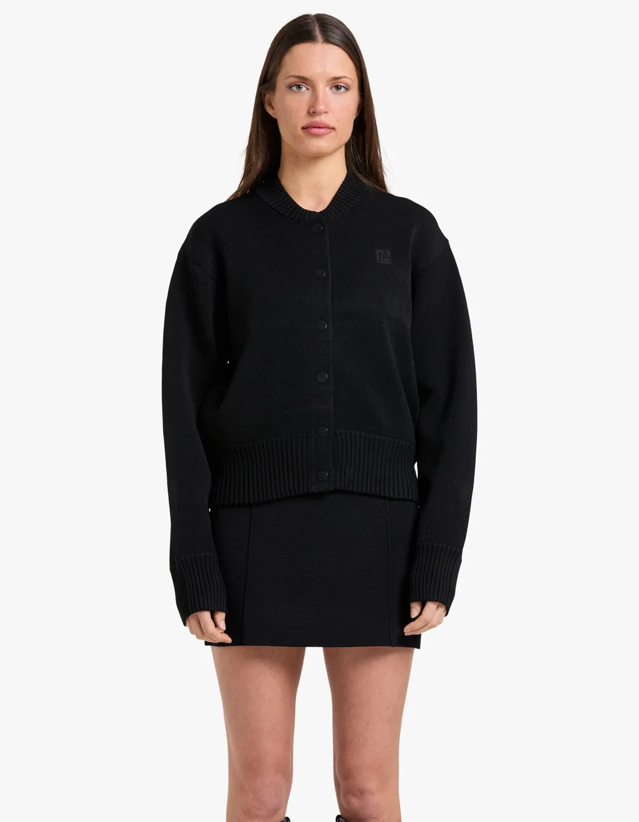 Amedeo Knit Jacket - Black