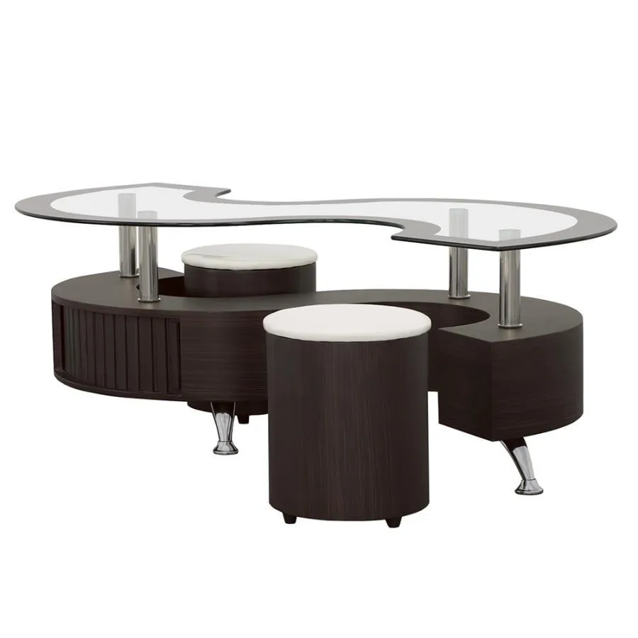 Buckley - 3 Piece Coffee Table And Stools Set