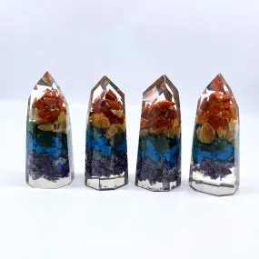 Chakra Orgonite Towers