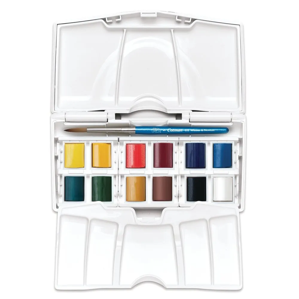 Cotman Watercolours Palette Pocket Set - 12 HP