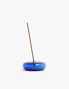 Glass Vessel Incense Holder - Cobalt