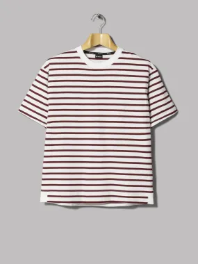 Goldwin Short Sleeved Border T-Shirt (Claret)