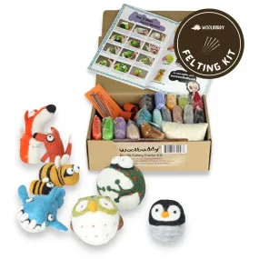 Needle Felting Starter Kits from Woolbuddy