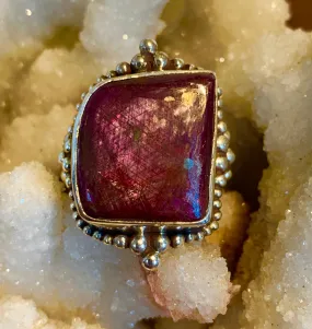 Vintage Ruby Fire Ring